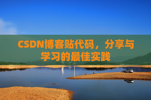 CSDN博客贴代码，分享与学习的最佳实践